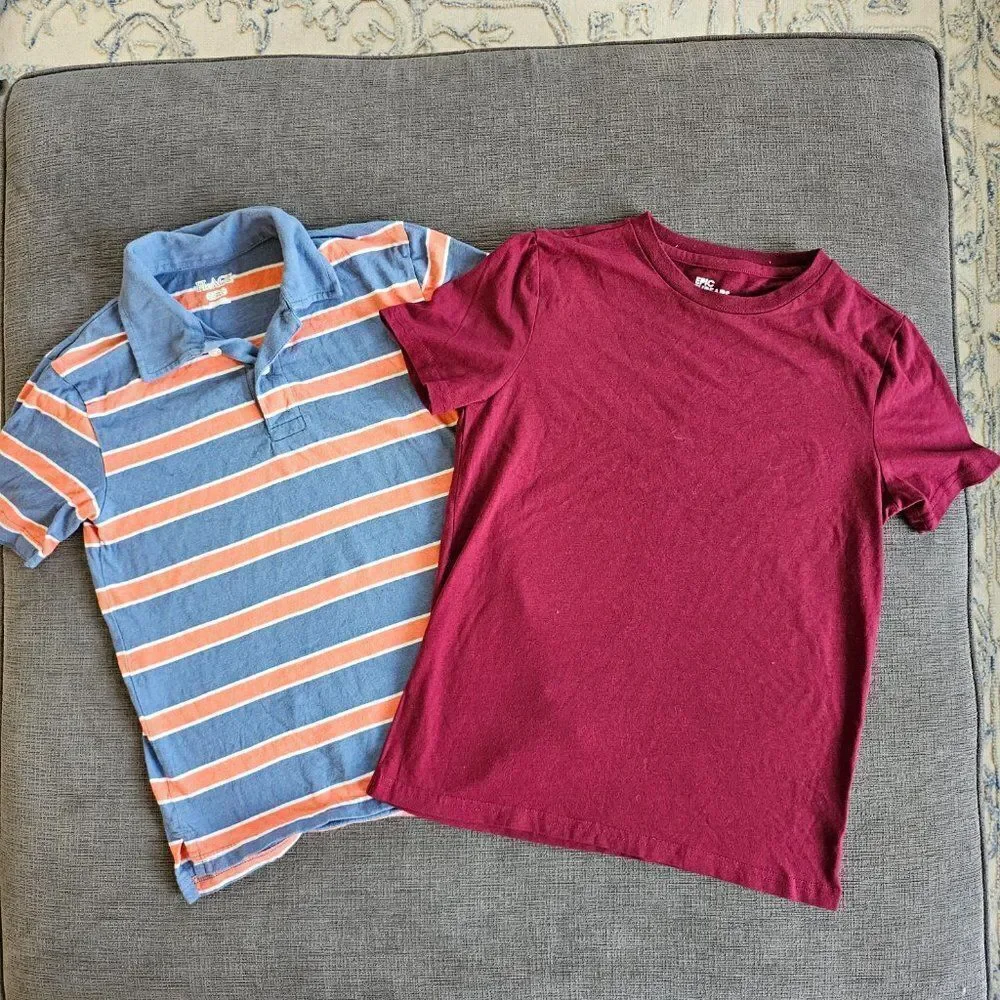 Epic Threads & The Children's Place Boy's Short Sleeves Shirts Set Size Medium